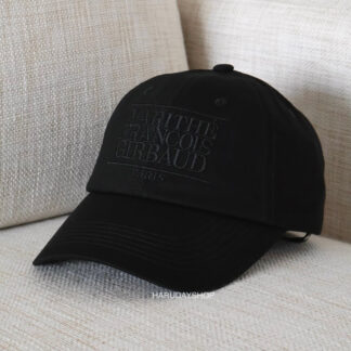 หมวก MARITHE สีดำ (CLASSIC LOGO COVERED CAP)