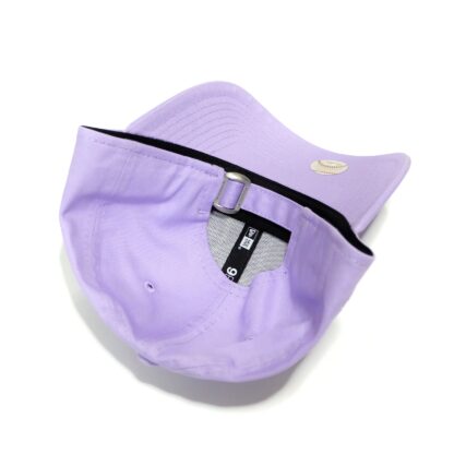 หมวก NY แบรนด์ NEW ERA สีม่วงปักม่วง - Image 3