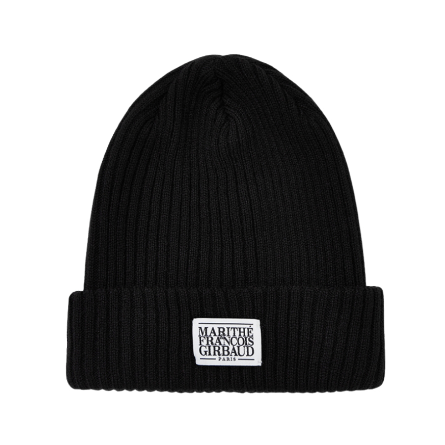 หมวกบีนนี่ MARITHE สีดำ (CLASSIC LOGO BEANIE)