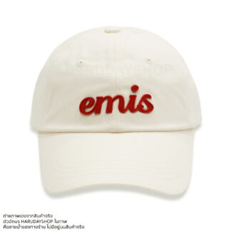 หมวก emis สีครีม (APPLIQUE BALL CAP)