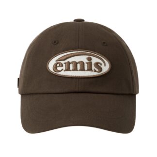 หมวก emis สีน้ำตาล (TONE ON TONE WAPPEN BALL CAP)