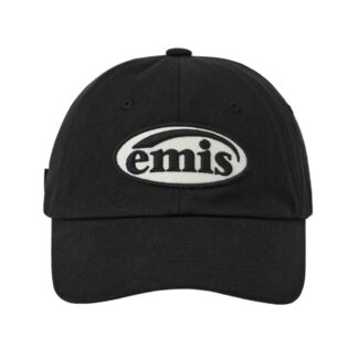 หมวก emis สีดำ (TONE ON TONE WAPPEN BALL CAP)