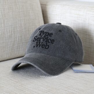 หมวก Type Service Web สีเทา