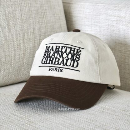 Marithe Two-tone brown cap