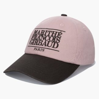 หมวก MARITHE สีชมพูน้ำตาล (CLASSIC LOGO 6PANEL COLOR BLOCK CAP)