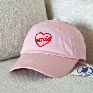 หมวก emis สีชมพู (HEART WAPPEN BALL CAP)